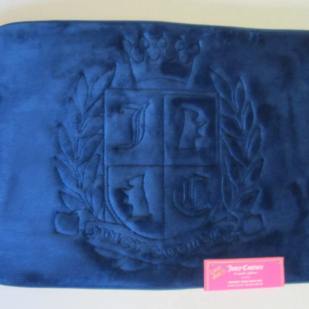 Juicy Couture Scotties Bathroom Memory Foam Bath Rug Mat Shower Home